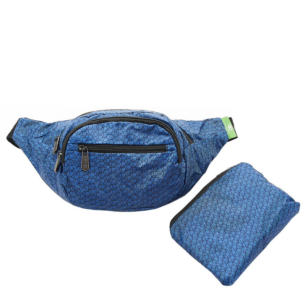 Φωτογραφία προϊόντος: Navy Disrupted Cubes Bum Bag
