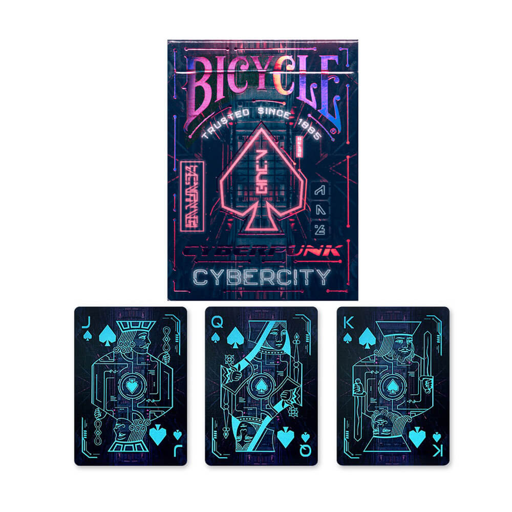 Φωτογραφία προϊόντος: Τράπουλα Bicycle Cyberpunk Cyber City