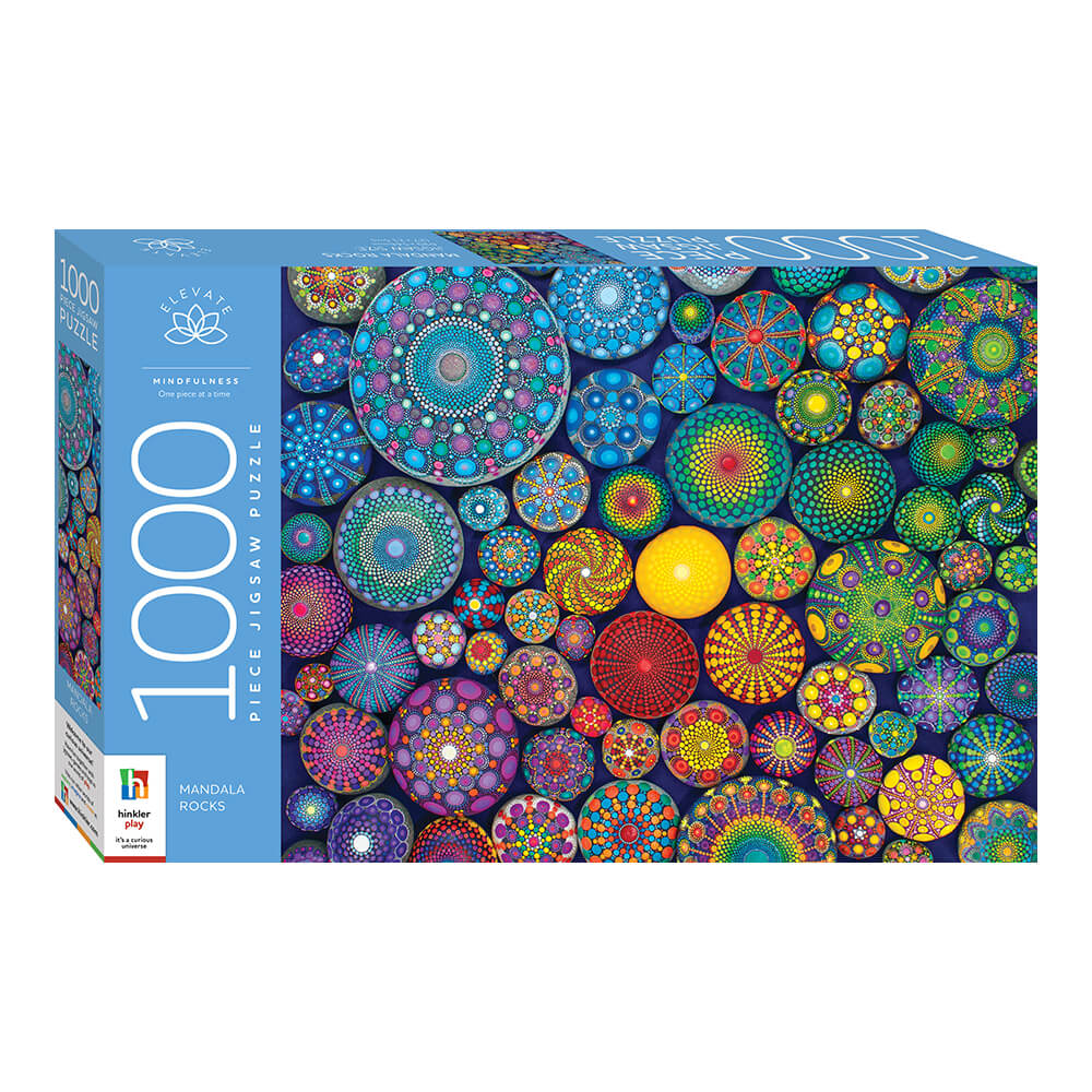 Φωτογραφία προϊόντος: Παζλ Mindfulness Elevate Jigsaws: Mandala Rocks (1000 τεμ.)