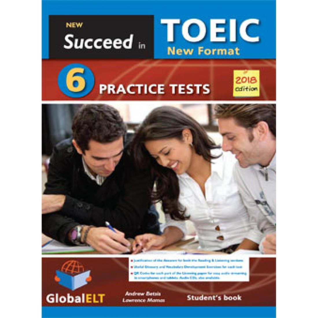 Φωτογραφία προϊόντος: NEW SUCCEED IN TOEIC 6 PRACTICE TESTS SB EDITION 2018