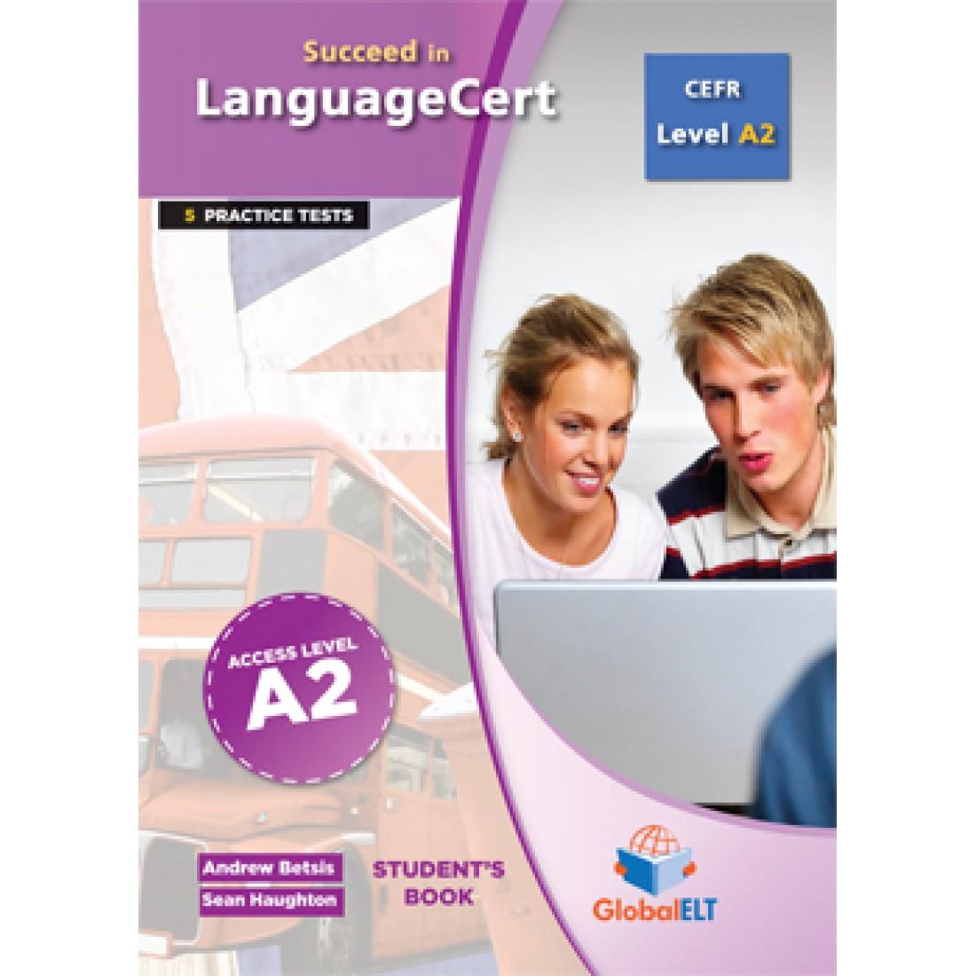 Φωτογραφία προϊόντος: SUCCEED IN LANGUAGECERT A2 Practice Tests SB