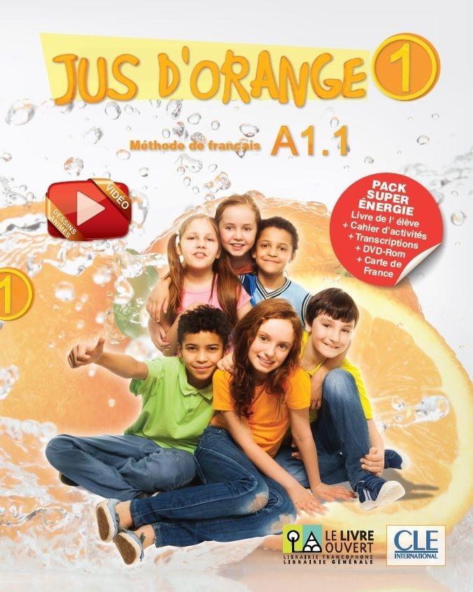 Φωτογραφία προϊόντος: JUS D ORANGE SUPER PACK ENERGIE 1 A1.1 (MÉTHODE + CAHIER + DVD-ROM + CARTE DE FRANCE + TRANSCRIPTIONS)