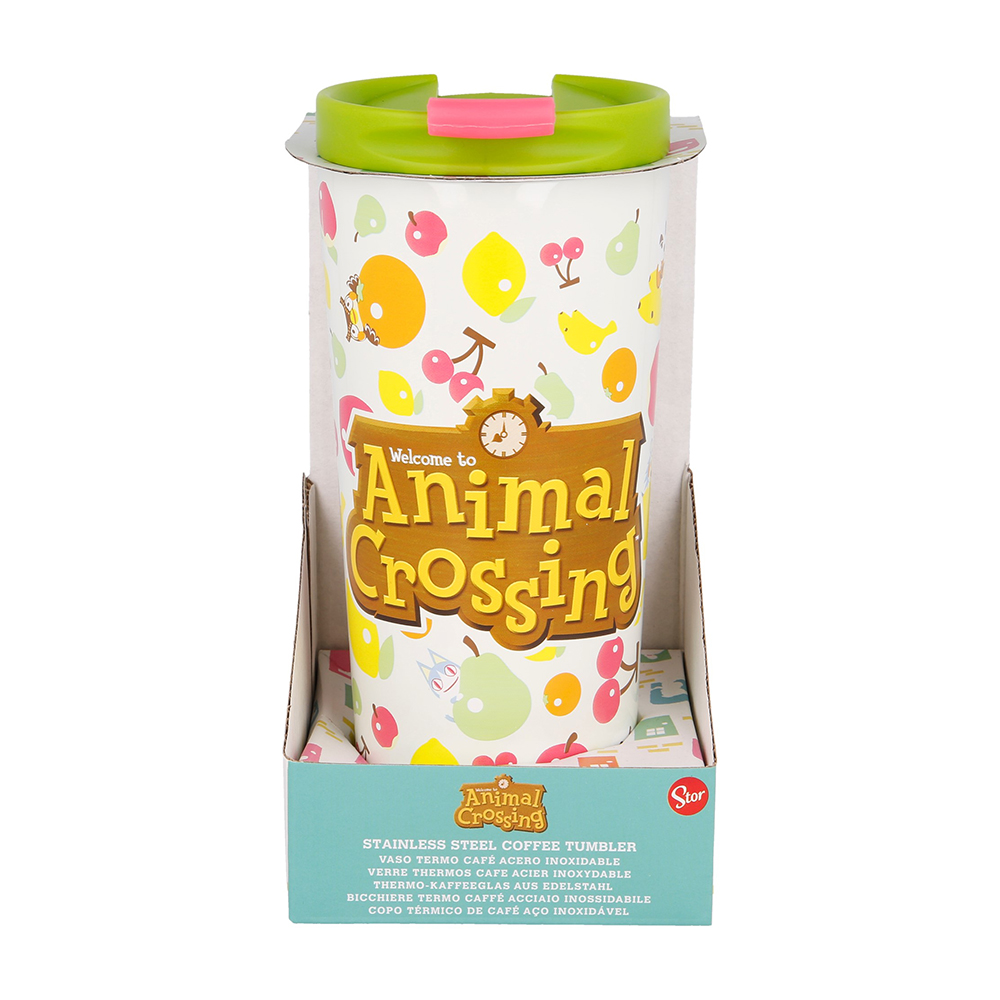Φωτογραφία προϊόντος: Ανοξείδωτο θερμός Coffee Animal Crossing Tumbler 425ml Stor - ST02002