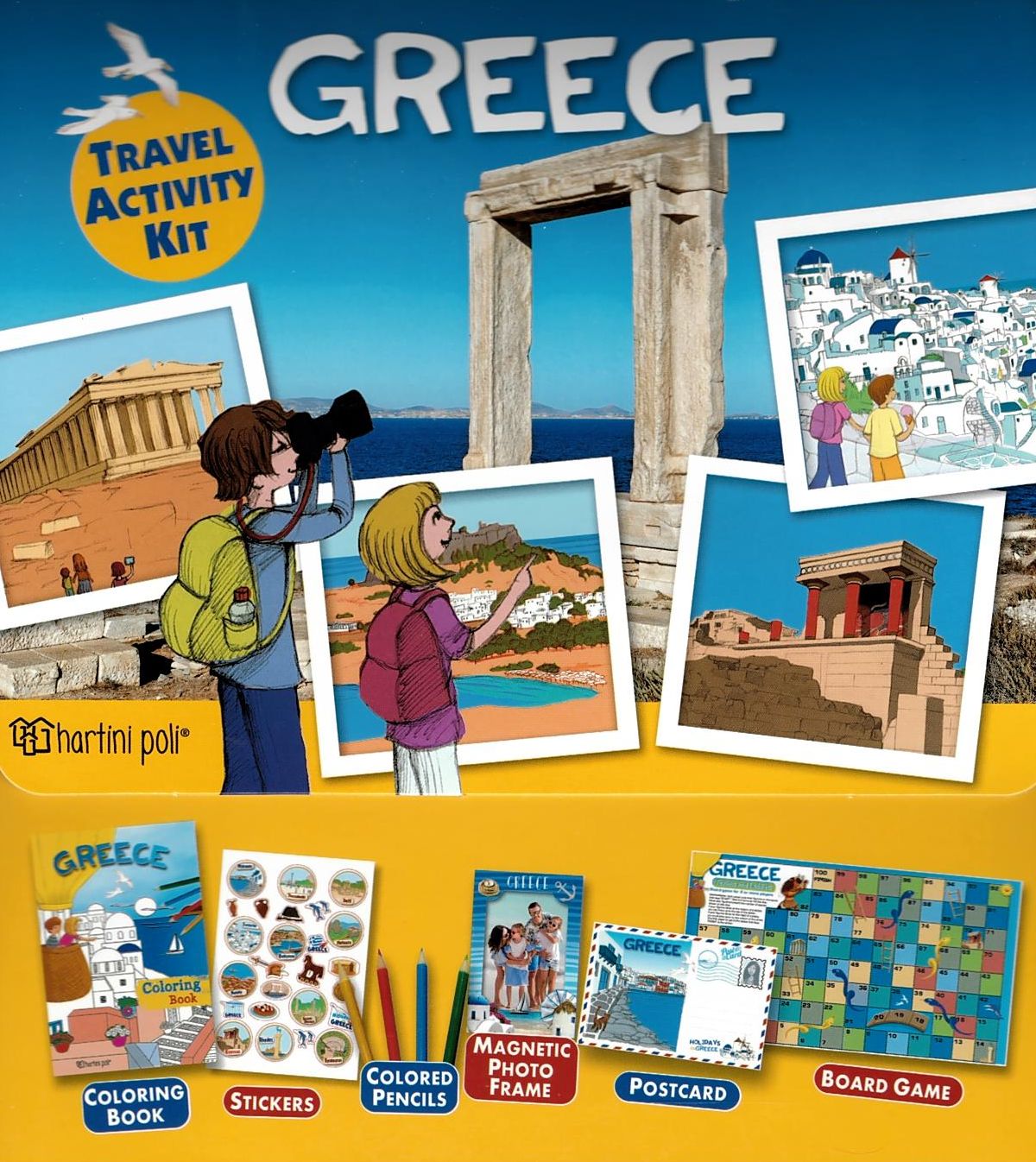 Φωτογραφία προϊόντος: Greece - Travel Activity Kit (Χάρτινη Πόλη)