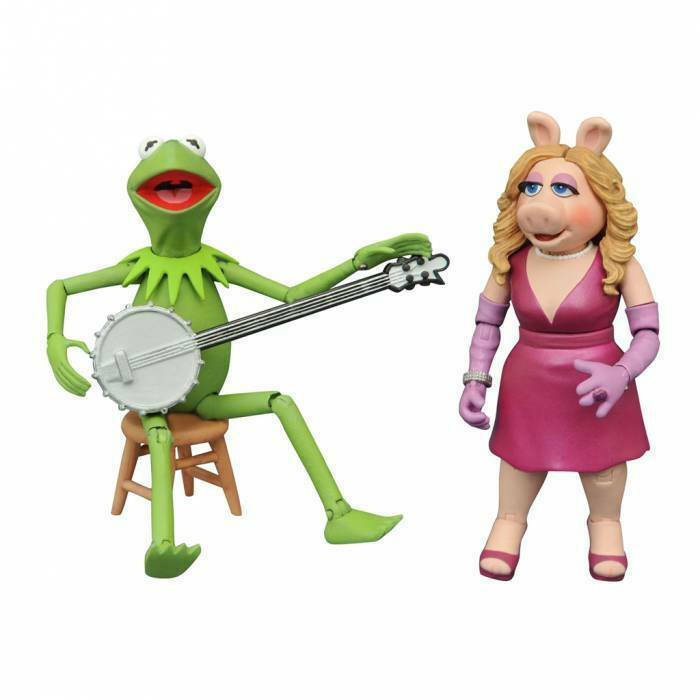 Φωτογραφία προϊόντος: Σετ Φιγούρες Kermit + Miss Piggy (The Muppets) – Diamond Select DM209307