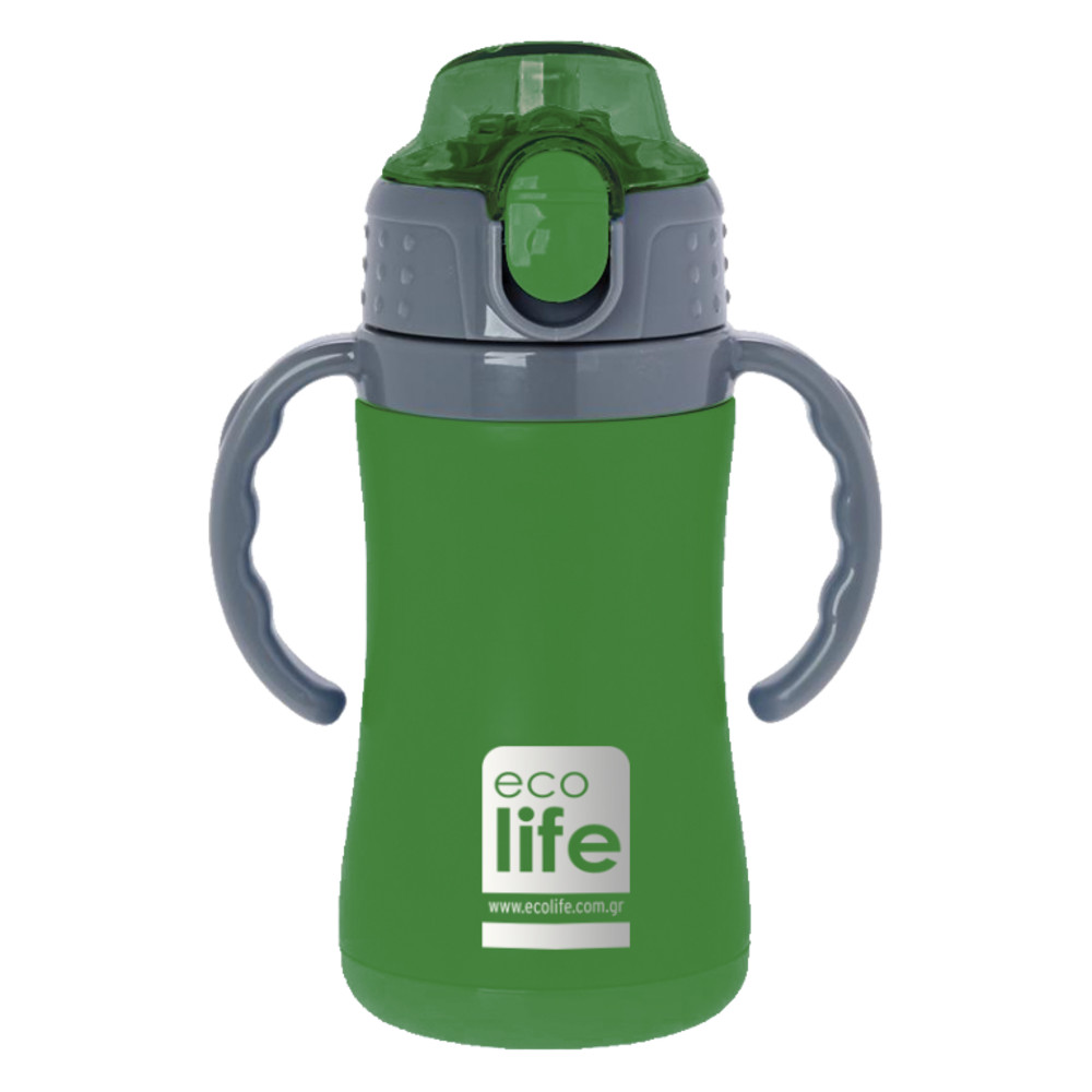 Φωτογραφία προϊόντος: Ανοξείδωτο Θερμό Ecolife Kids Green 300ml 33-BO-2992