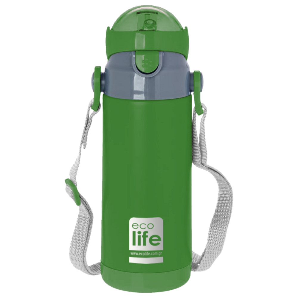Φωτογραφία προϊόντος: Ανοξείδωτο Θερμό Ecolife Kids Green 400ml 33-BO-2994