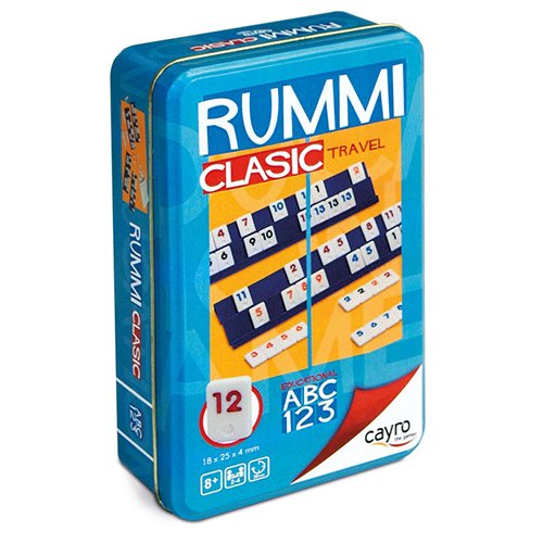 Φωτογραφία προϊόντος: RUMMI ΚΛΑΣΙΚΟ ΣΕ ΜΕΤΑΛΛΙΚΟ ΚΟΥΤΙ TRAVEL CA755 - Cayro