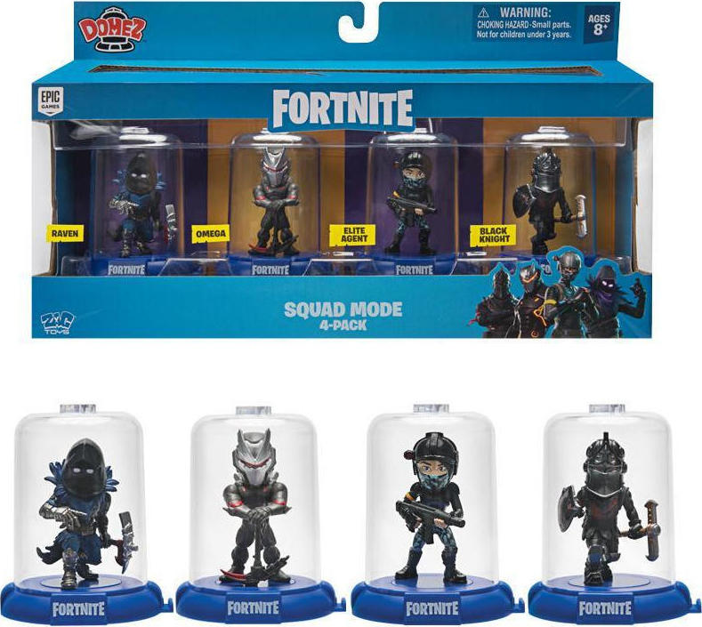 Φωτογραφία προϊόντος: DOMEZ Φιγούρες Fortnite Σειρά 1 (4 τεμάχια) – Jazwares