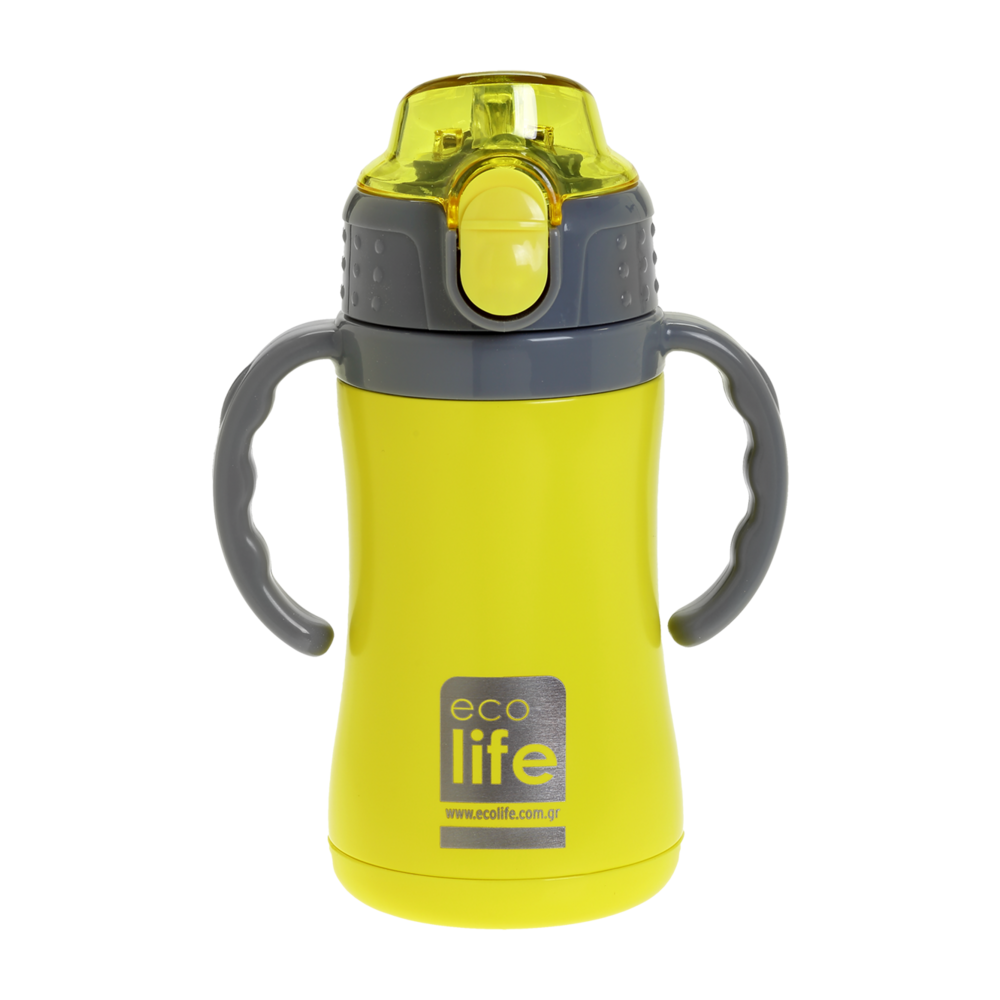Φωτογραφία προϊόντος: Ανοξείδωτο Θερμό Ecolife Kids Yellow 300ml