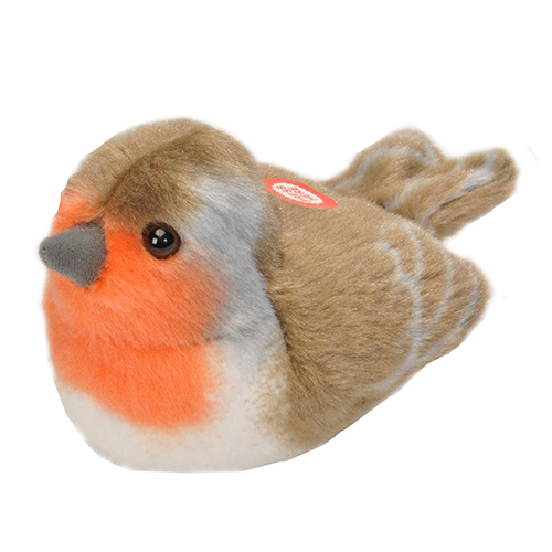 Φωτογραφία προϊόντος: BIRDS - EUROPEAN ROBIN 13cm - ΚΟΚΚΙΝΟΛΑΙΜΗΣ - ME HXO KM-19490