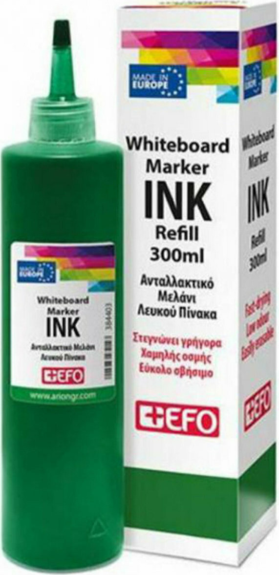 Φωτογραφία προϊόντος: Μελάνι Πίνακα EFO 300ml Πράσινο