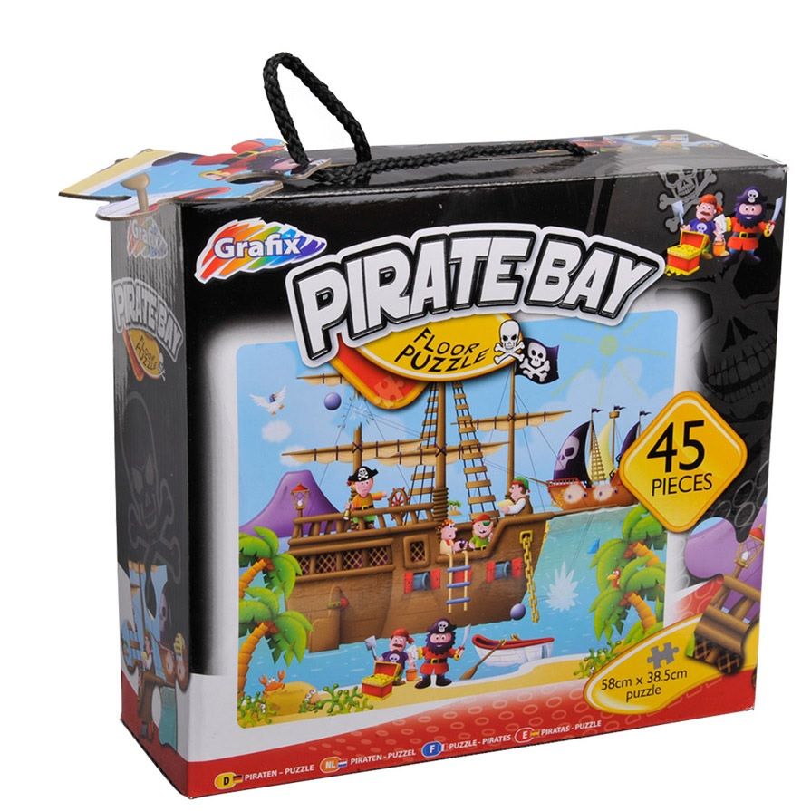 Φωτογραφία προϊόντος: PUZZLE FLOOR PIRATES 58x38,5cm (45 τεμ.)