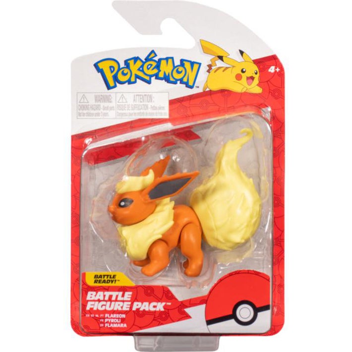 Φωτογραφία προϊόντος: Pokemon Flareon Pokemon Φιγούρες W10 – Jazwares JW095007-D