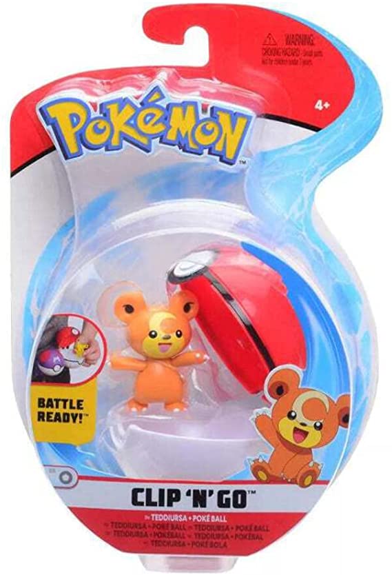 Φωτογραφία προϊόντος: Φιγούρες Pokemon Poke Ball Clip N Go Teddiursa – Jazwares JW095057-D
