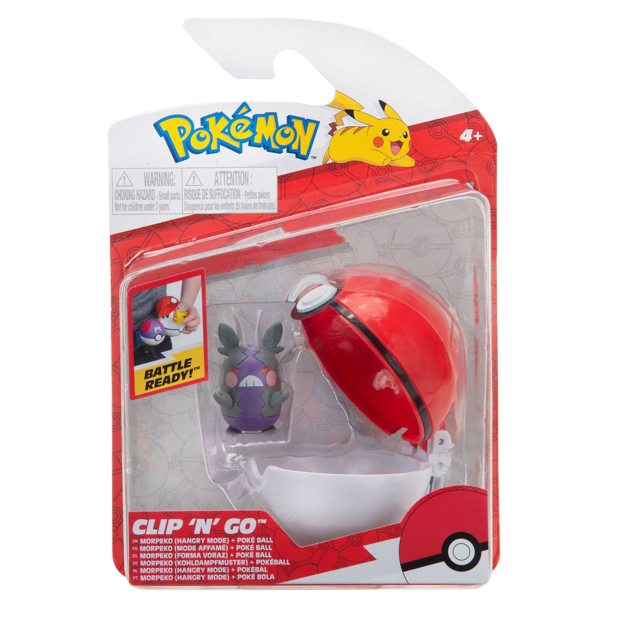 Φωτογραφία προϊόντος: Poke Ball Clip N Go με φιγούρα W10 MORPEKO – Jazwares