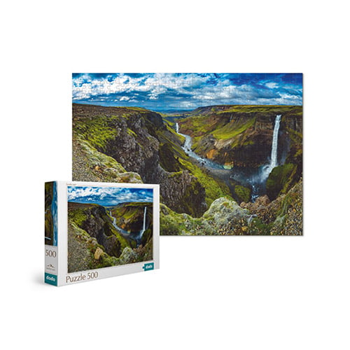 Φωτογραφία προϊόντος: PUZZLE 500τμχ Haiffoss Waterfall Ισλανδία DO300539