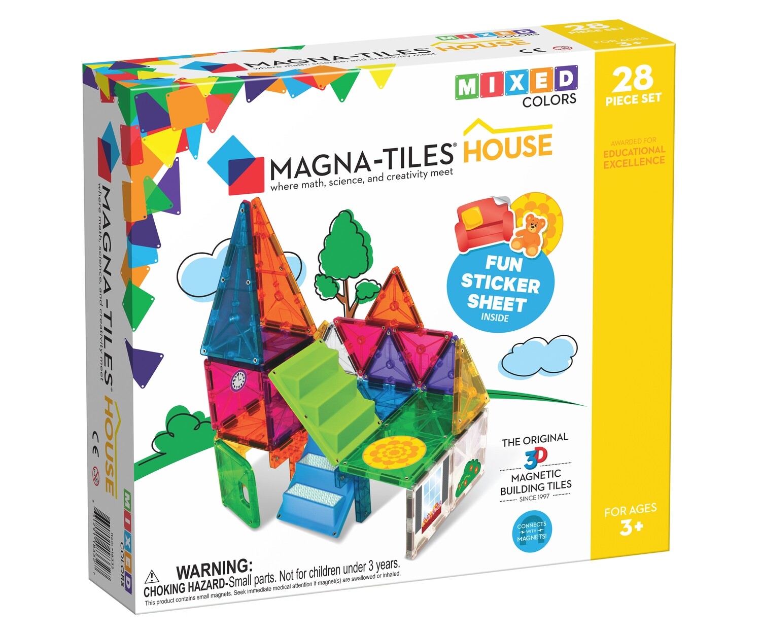 Φωτογραφία προϊόντος: Magna-Tiles Μαγνητικό Παιχνίδι 28 κομματιών House