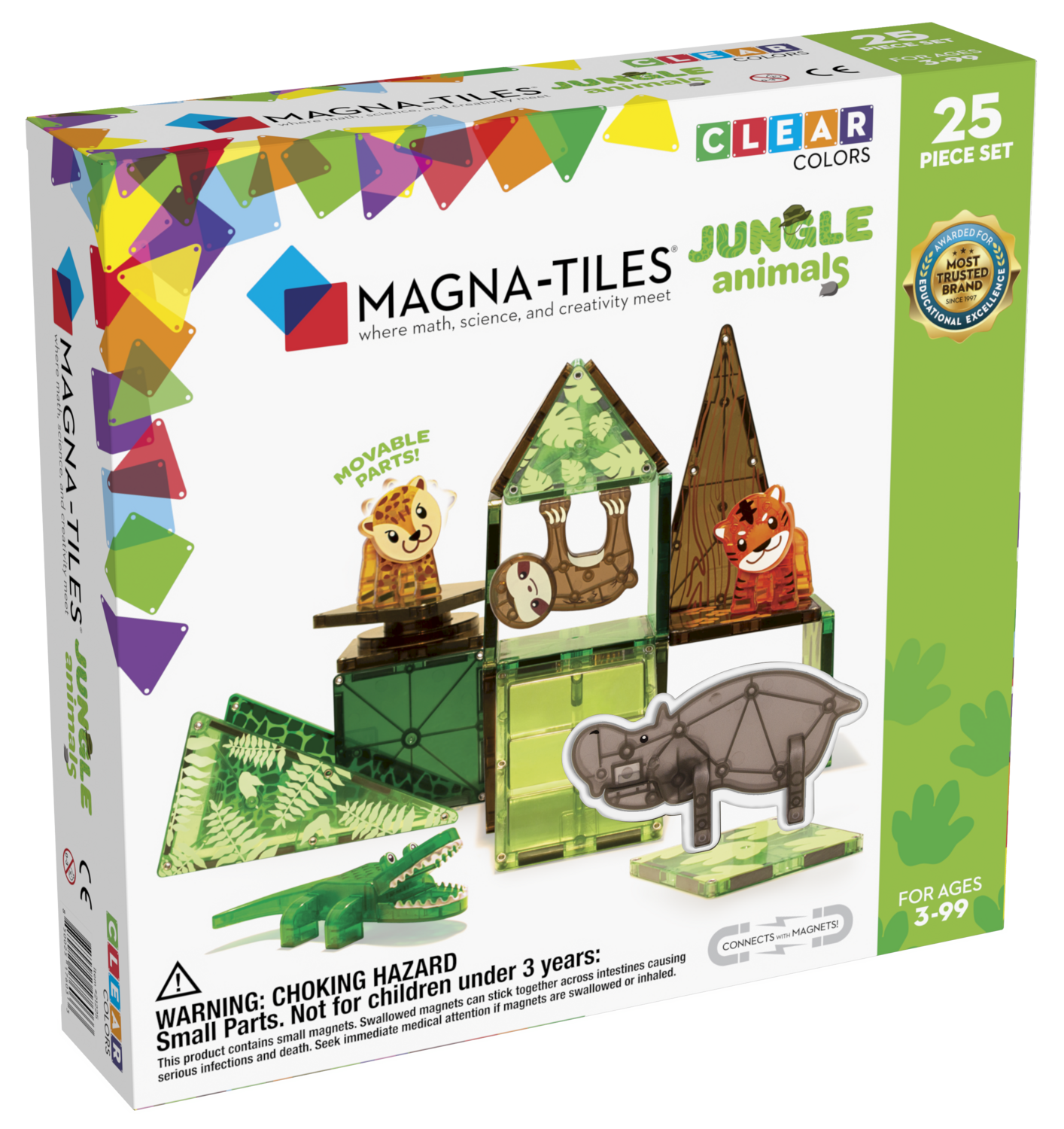 Φωτογραφία προϊόντος: Magna-Tiles Μαγνητικό Παιχνίδι 25 κομματιών Jungle