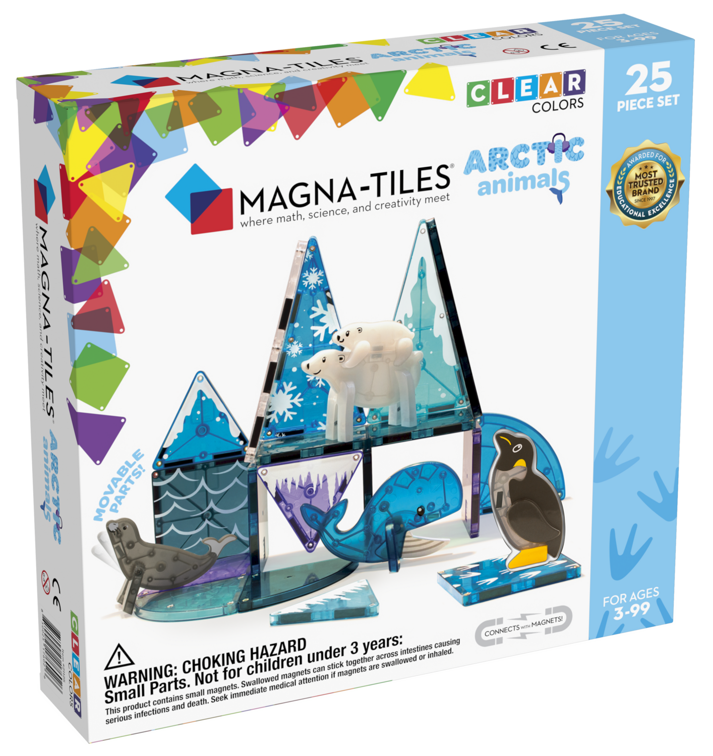 Φωτογραφία προϊόντος: Magna-Tiles Μαγνητικό Παιχνίδι 25 κομματιών Arctic