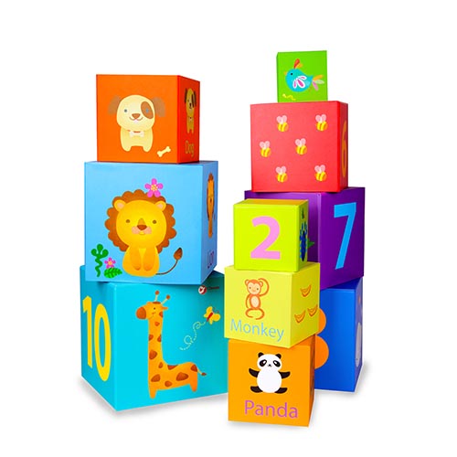 Φωτογραφία προϊόντος: STACKING CUBES - Παιχνίδι Στοιβάξης CL3567 (Classic world)