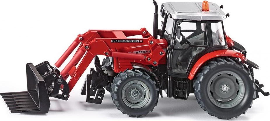 Φωτογραφία προϊόντος: Siku Φορτωτής Massey Ferguson με μπροστινό πιρούνι φόρτωσης SI003653