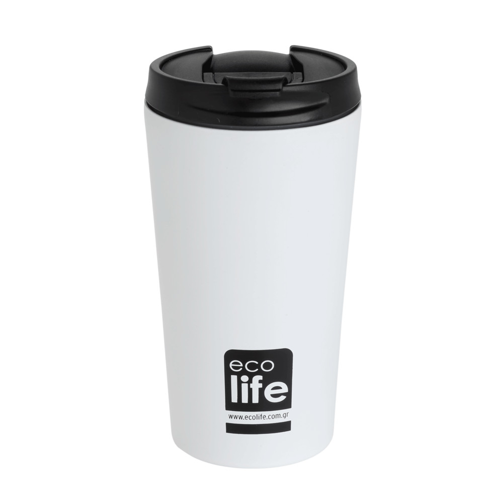 Φωτογραφία προϊόντος: Εcolife Coffee Θερμός Λευκό 370ml