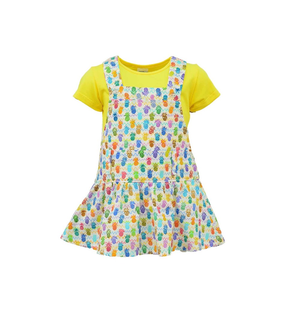 Φωτογραφία προϊόντος: All Stars Kids Fashion Παιδικό Σετ Φόρεμα/ Μπλούζα πολύχρωμο/ κίτρινο 14103