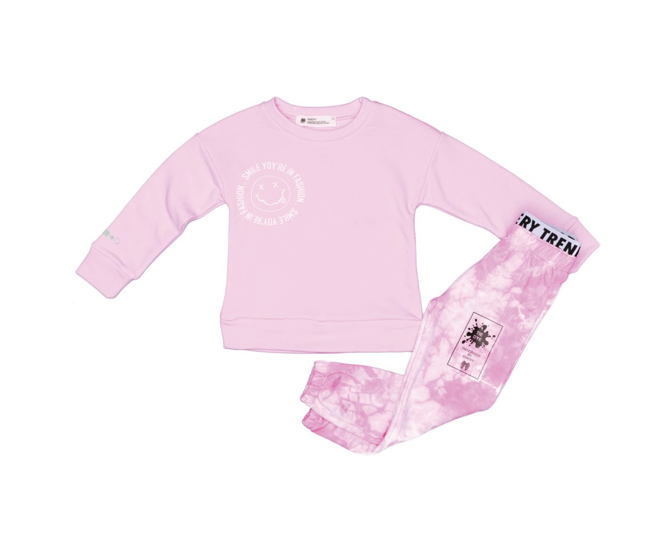 Φωτογραφία προϊόντος: EMERY KIDS Σετ Φόρμας tie dye ροζ 21-2309