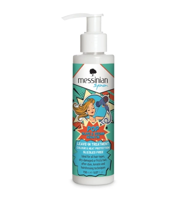 Φωτογραφία προϊόντος: Messinian Spa POP Olive & Vegan Keratin Leave-In Treatment 150ml