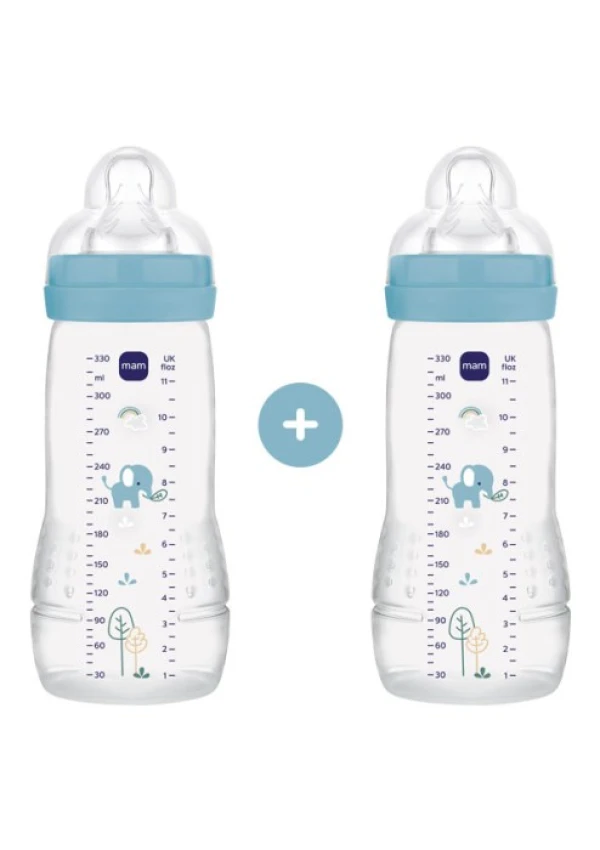 Φωτογραφία προϊόντος: MAM Easy Active Baby Bottles 330ml 4m+ Fuchsia Seabed 2pcs