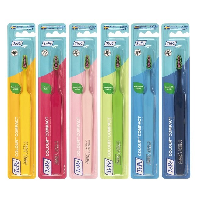 Φωτογραφία προϊόντος: TePe Colour Compact Extra Soft Οδοντόβουρτσα Extra Μαλακή - Πράσινο