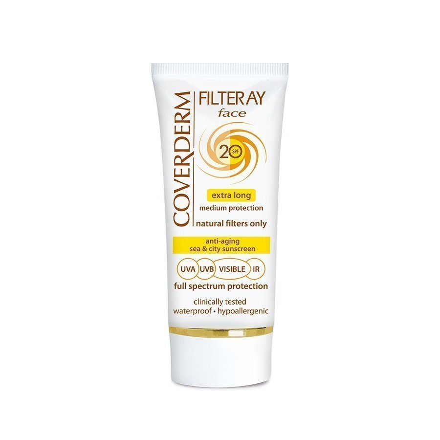 Φωτογραφία προϊόντος: Coverderm Filteray SPF20 Αντηλιακή Κρέμα Προσώπου με Χρώμα 50ml (Soft Brown)
