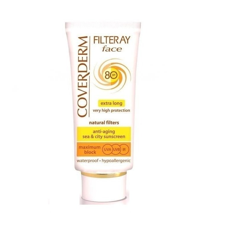 Φωτογραφία προϊόντος: Coverderm Filteray SPF80 Αντηλιακή Κρέμα Προσώπου με Χρώμα 50ml - Soft Brown