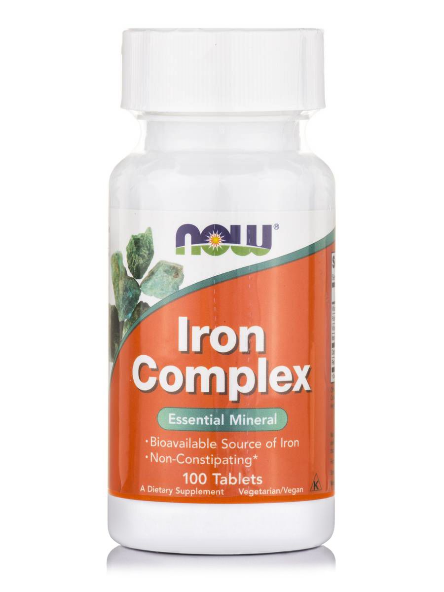 Φωτογραφία προϊόντος: Now Foods Iron Complex Vegetarian 100 ταμπλέτες