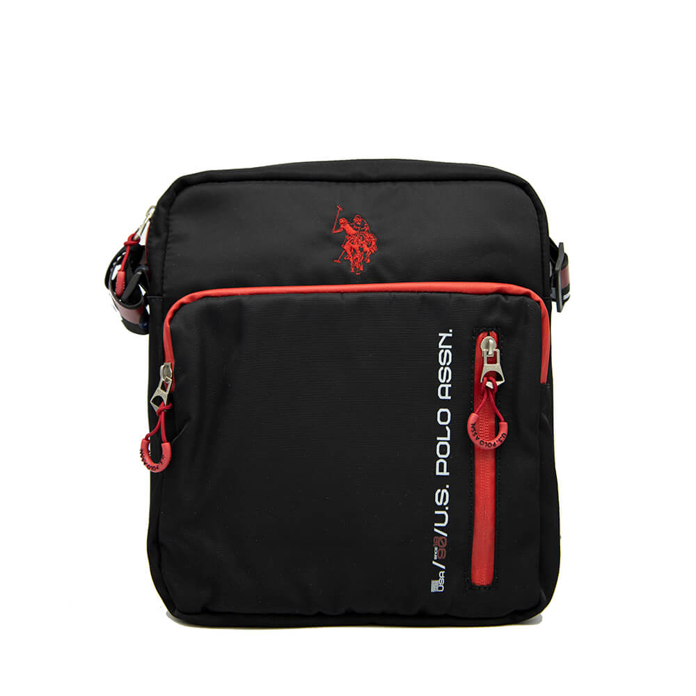 Φωτογραφία προϊόντος: U.S. Polo ASSN Bozeman Crossbody Ανδρικό Τσαντάκι Ώμου Μαύρο (MPN: 42954)