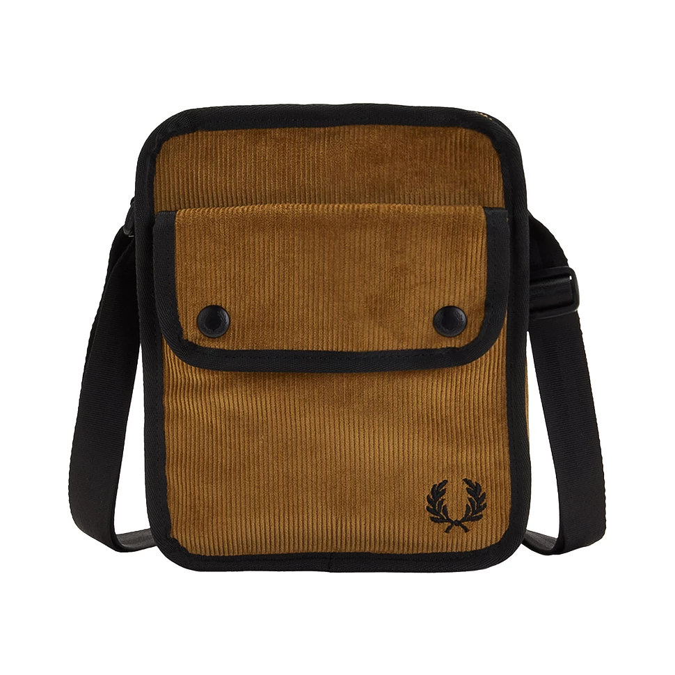 Φωτογραφία προϊόντος: Fred Perry Ανδρικό Τσαντάκι Ώμου Branded Cord Side Bag L5291-450 Μουσταρδί