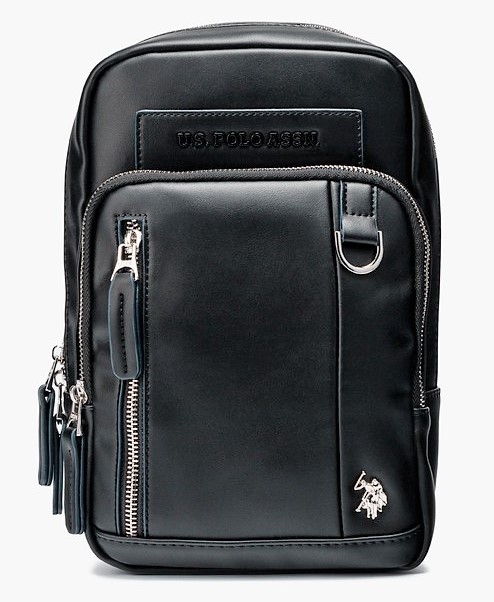 Φωτογραφία προϊόντος: U.S. Polo ASSN Ανδρική Τσάντα Ώμου Cambridge Slim Backpack Crossbody BIUCB5029MVP000 Μαύρο