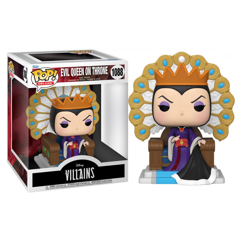 Φωτογραφία προϊόντος: Funko Pop! Deluxe: Disney Villains - Evil Queen on Throne 1088 (Vinyl Figure)