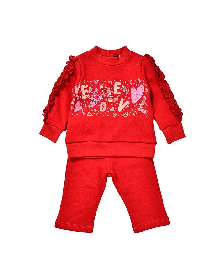 Φωτογραφία προϊόντος: All Stars Kids Fashion Βρεφικό Σετ Φόρμα κόκκινο 15709