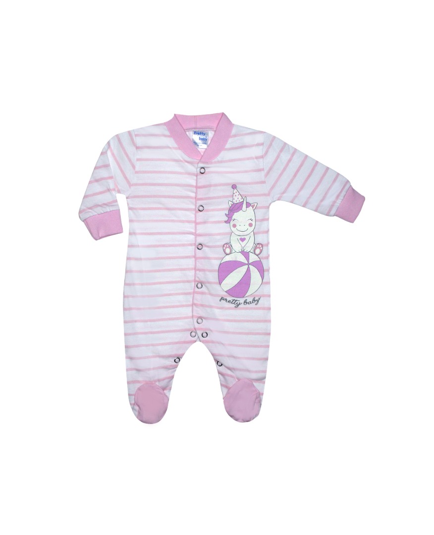 Φωτογραφία προϊόντος: Pretty Baby Βρεφικό Φορμάκι Unicorn λευκό/ροζ 32932-Β-0-443