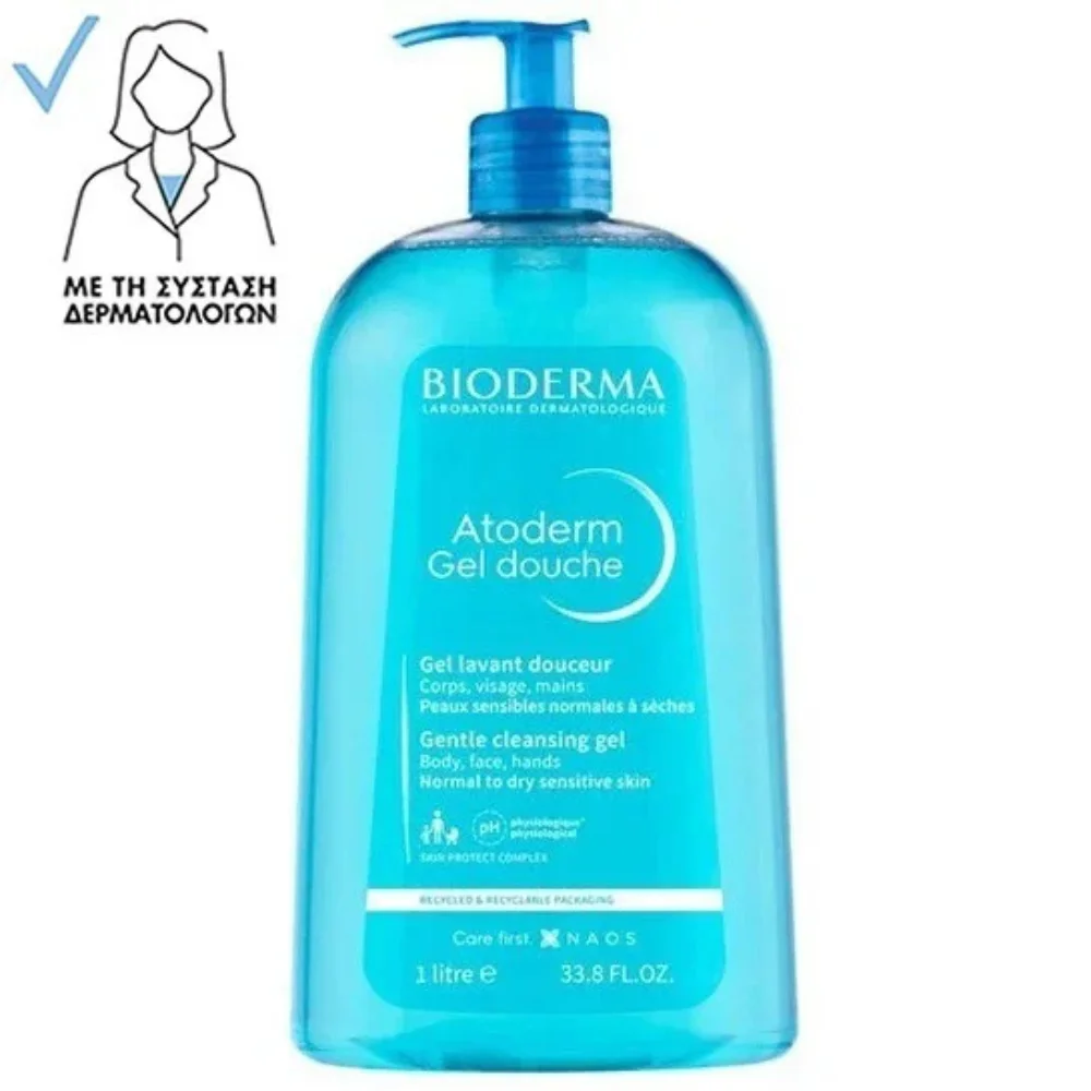 Φωτογραφία προϊόντος: Bioderma Atoderm Gel Douche για ξηρό, ευαίσθητο δέρμα 1L