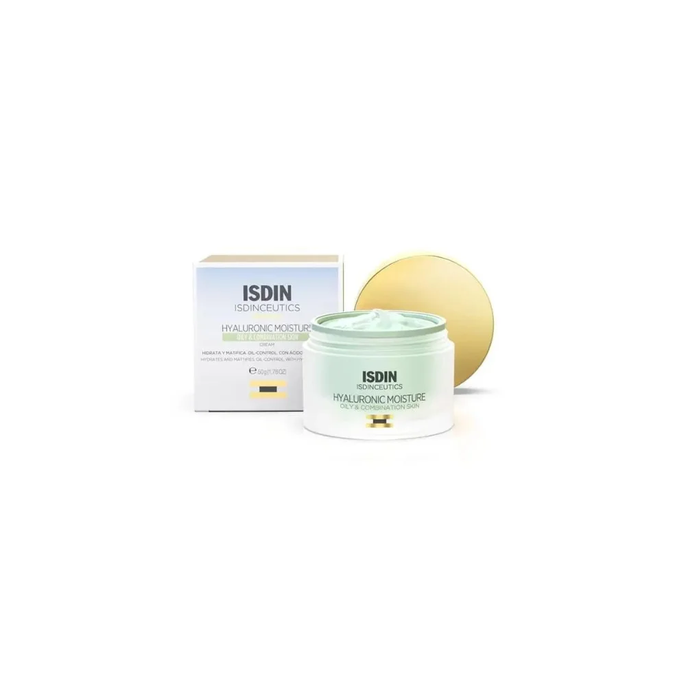 Φωτογραφία προϊόντος: ISDIN Hyaluronic Moisture Κρέμα Ενυδάτωσης για Λιπαρό & Μικτό Δέρμα 50g