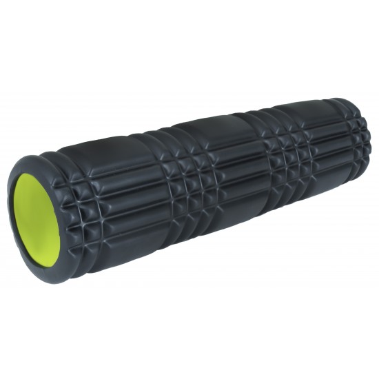 Φωτογραφία προϊόντος: AMILA Foam Roller Plexus 45 Φ14x45cm Μαύρο/Λάιμ