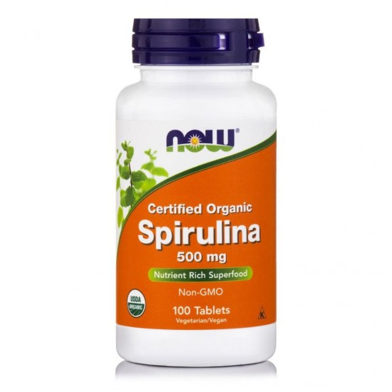 Φωτογραφία προϊόντος: Spirulina 500 mg, 100 tabs (Now foods)