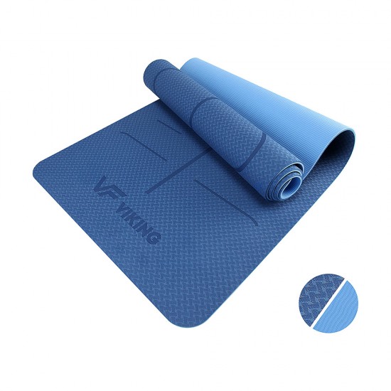 Φωτογραφία προϊόντος: Viking Yoga / Pilates TPE Mat with Body Line Printing