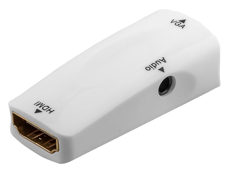 Φωτογραφία προϊόντος: GOOBAY Αντάπτορας HDMI σε VGA & 3.5mm 44794 (1080p), Λευκός