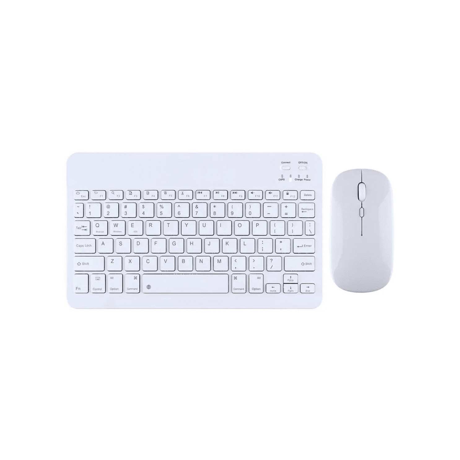 Φωτογραφία προϊόντος: Smarteo Keyboard Chroma 10"+ mouse με Ελληνικό Πληκτρολόγιο - Bluetooth 10 ιντσών Λευκό
