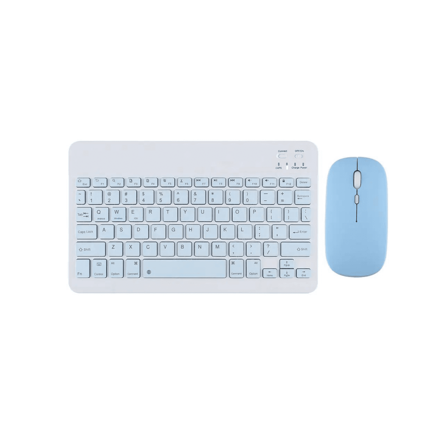Φωτογραφία προϊόντος: Smarteo Keyboard Chroma 10"+ mouse με Ελληνικό Πληκτρολόγιο - Bluetooth 10 ιντσών - Σιέλ (baby blue)