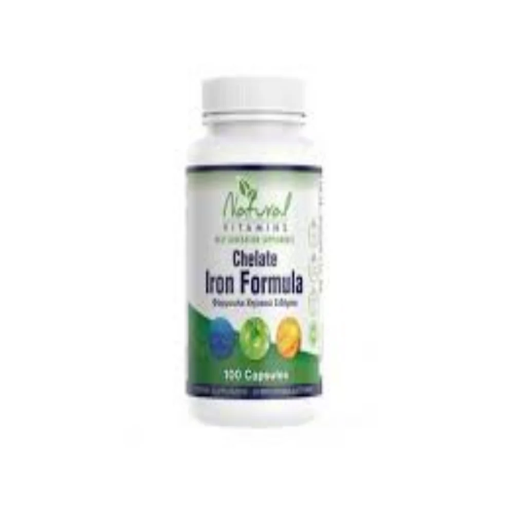 Φωτογραφία προϊόντος: Natural Vitamins Chelate Iron Formula 100 κάψουλες